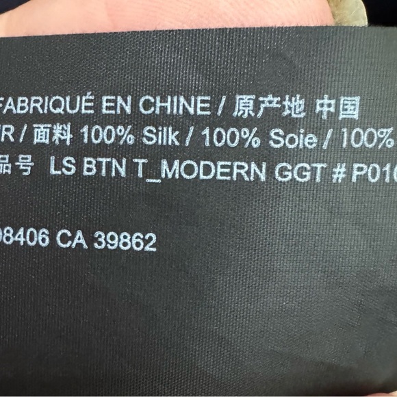 Theory 💯 Silk Blouse NWOT - Picture 6 of 6